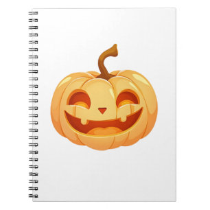 Cute Pumpkin Jack O Lantern Turtle Sea Halloween C Notebook