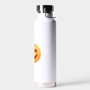 Cute Pumpkin Jack O Lantern Turtle Sea Halloween C Water Bottle