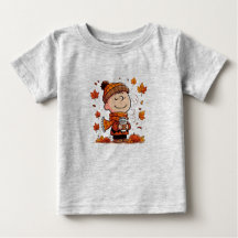 Cute Pumpkin Linus Fall Toddler & Baby T-Shirt