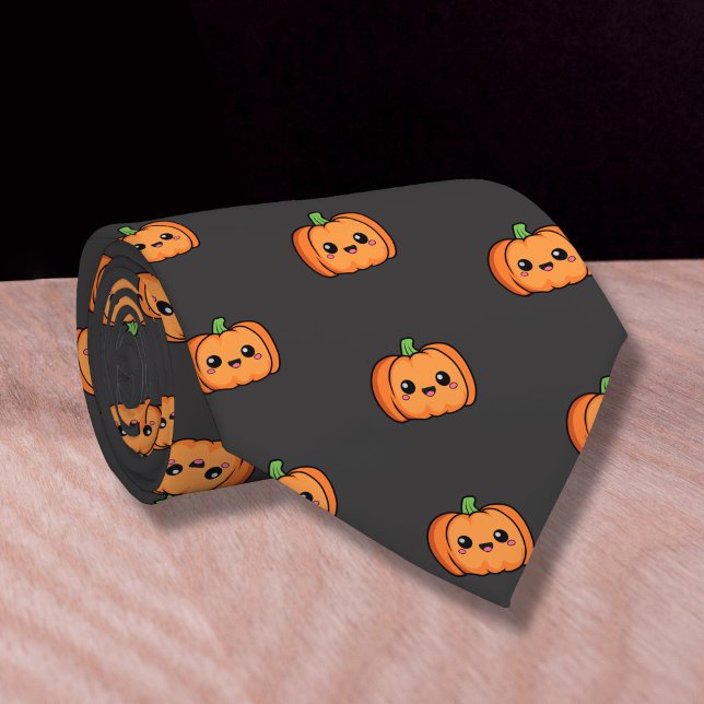 Cute Pumpkin Neck Tie (Cute Pumpkin Neck Tie)