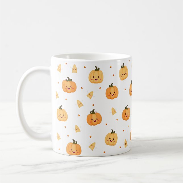 Cute Pumpkin Parade Mug (Left)