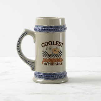 Cute Pumpkin Patch Graphic Tee Beer Stein