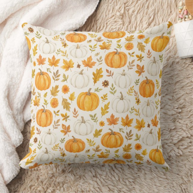 Cute Pumpkin Pattern | Thanksgiving  Cushion (Blanket)