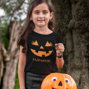 Cute Pumpkin Smile Halloween Gift T-Shirt