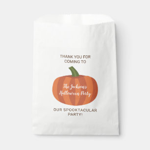 Cute Pumpkin Spooktacular Halloween Party Favour Bags