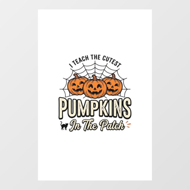 Cute Pumpkin Teacher Halloween Design_1 (Sheet)