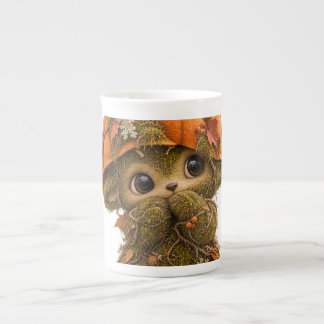 Cute Pumpkin Woodland Creature Mug