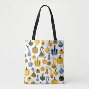 Cute Pumpkins Cartoon Hand Drawn Tote Bag