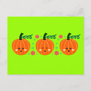 Cute Pumpkins Postcard