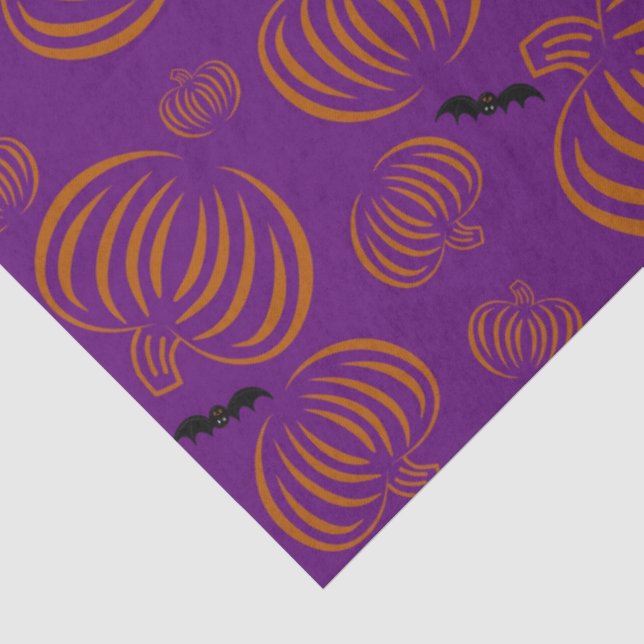 Cute Pumpkins tissue paper (Detail)