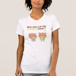 Cute Pun Love Confession Be My Honey Bear T-Shirt