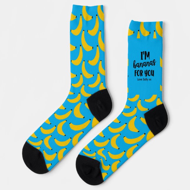 Cute Pun Socks | Valentine’s Day Gift for Friends, (Left)