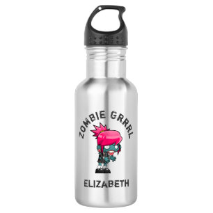 Cute Punk Rock Zombie Grrrl 532 Ml Water Bottle