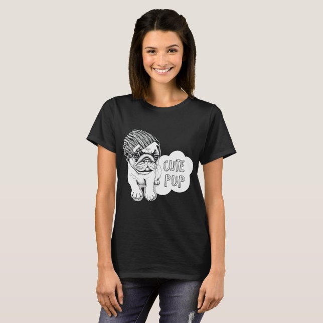 Cute Pup T-Shirt (Front Full)