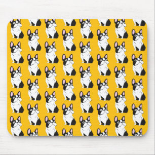 Cute Pup, yellow Mouse Pad