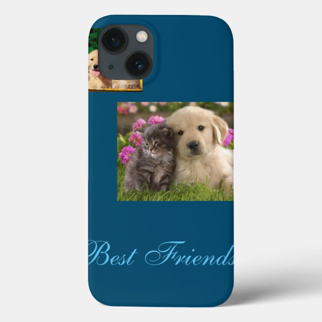 Cute Puppies and Kitten That are best friends! Case-Mate iPhone Case (Back)