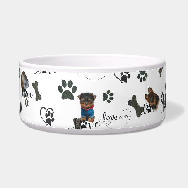 Cute puppies bandanna placemat (Left)