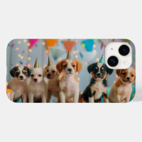 Cute Puppies Birthday Party Celebration Design