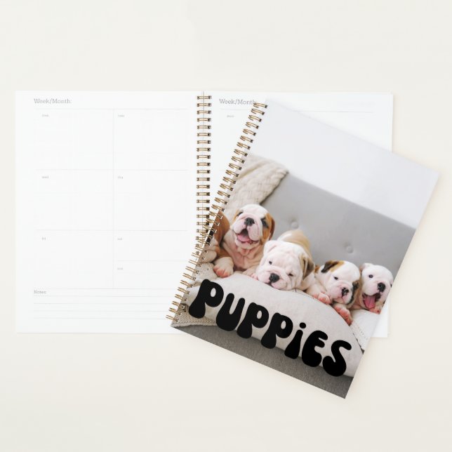 Cute Puppies Calendar Planner (Display)