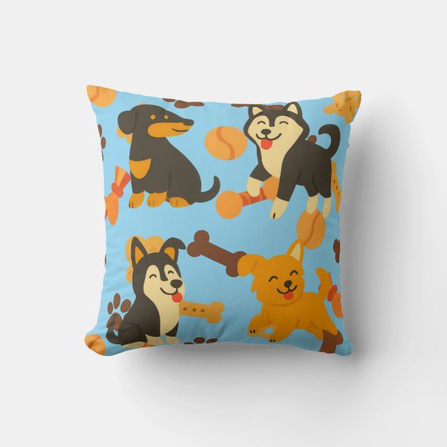 Cute Puppies Cushion (Front)
