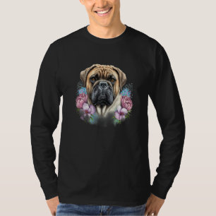 cute puppies lovely bullmastiff dog holder lover d T-Shirt