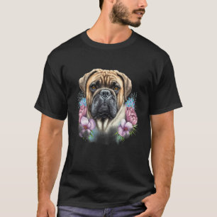 cute puppies lovely bullmastiff dog holder lover d T-Shirt