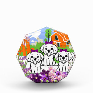 Cute puppies photo block