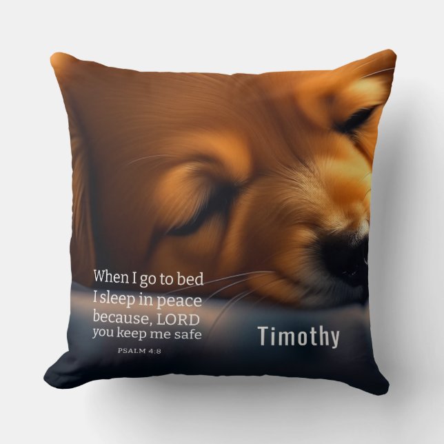 Cute Puppy Bible  Cushion (Front)