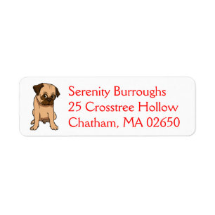 Cute Puppy Cartoon Dog Lover Rescue Mum Funny Pug