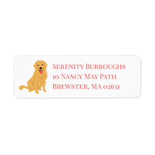 Cute Puppy Cartoon Dog Mum Golden Retriever