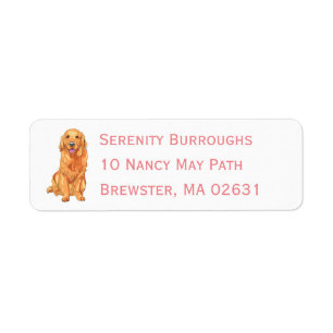 Cute Puppy Cartoon Dog Mum Golden Retriever