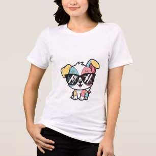cute puppy cartoon t shirt