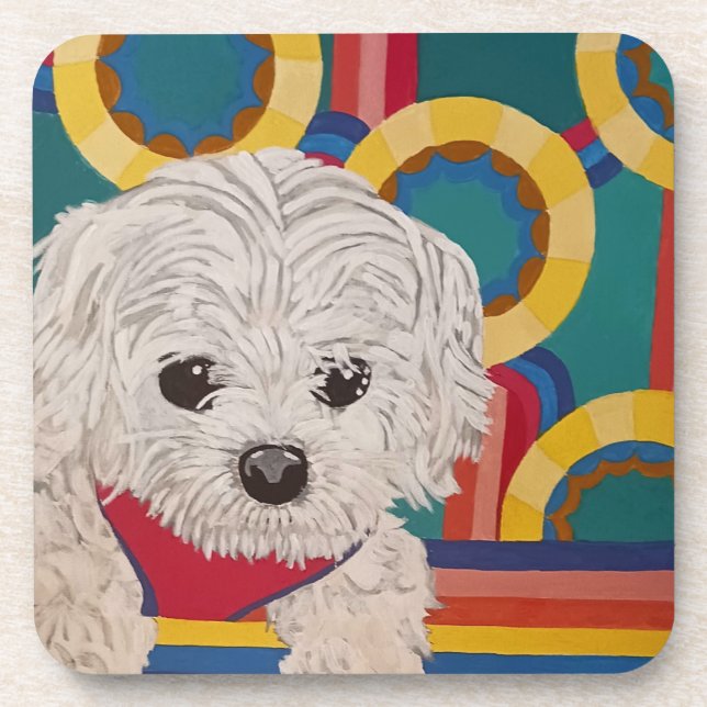 Cute Puppy Coaster (Front)