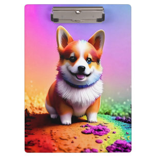 Cute Puppy Corgi Dog-36475 Clipboard