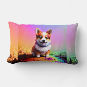 Cute Puppy Corgi Dog-36475 Lumbar Cushion