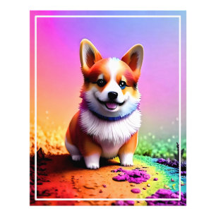 Cute Puppy Corgi Dog-36475 Photo Print