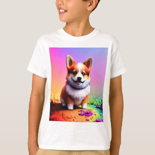 Cute Puppy Corgi Dog-36475 T-Shirt