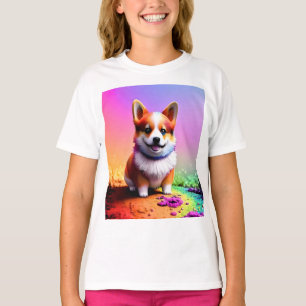 Cute Puppy Corgi Dog-36475 T-Shirt
