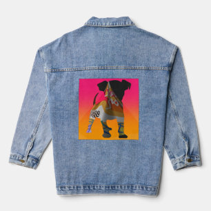 Cute Puppy  Denim Jacket