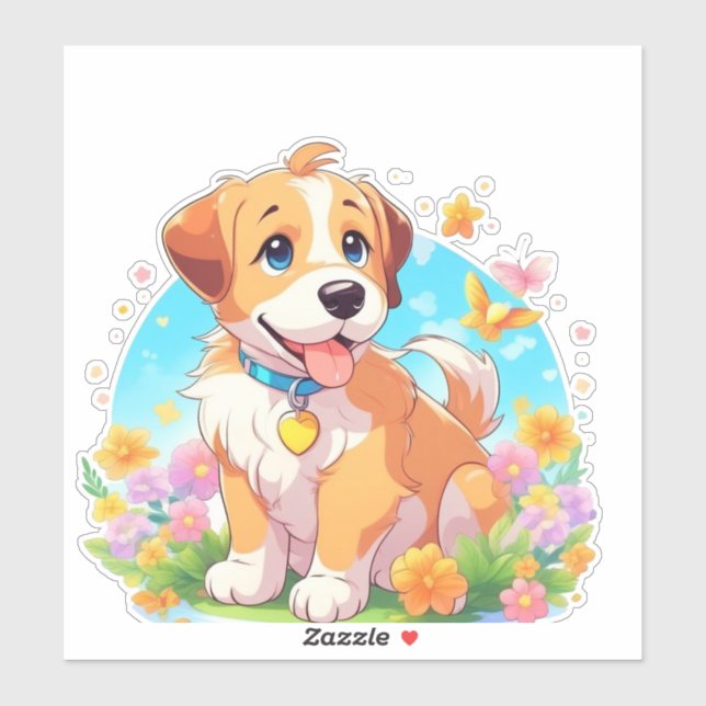 Cute Puppy Dog (Sheet)