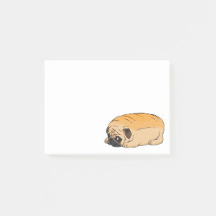 Cute Puppy Dog Cartoon Funny Pug Post-it Notes