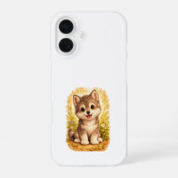 Cute Puppy Dog iPhone 16 Case Kawaii Pet