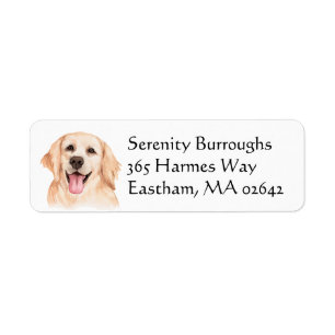 Cute Puppy Dog Lover Watercolor Golden Retriever