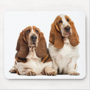 Cute Puppy Dog Lovers Gift Basset Hound Mouse Pad