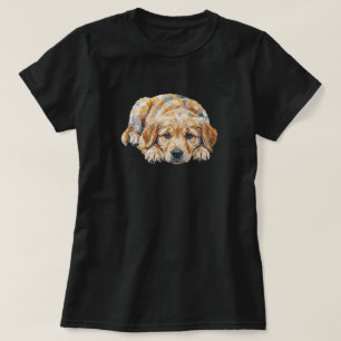 Cute Puppy Dog with Sad Eyes Missing Its Owner T-Shirt