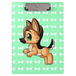 Cute Puppy Durable Clipboard   Letter + A4 Sized