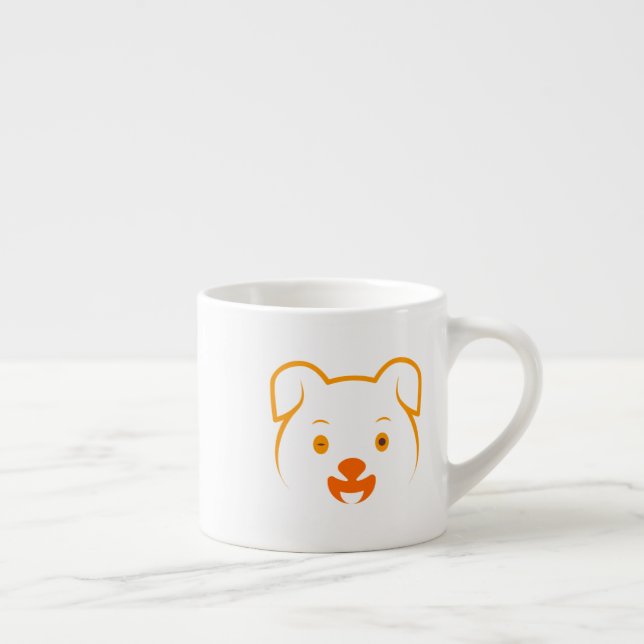 Cute Puppy Espresso Cup (Right)