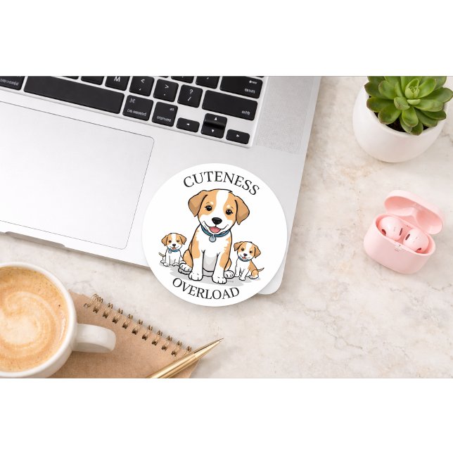 Cute Puppy Family Sticker (Creator Uploaded)
