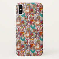 Cute Puppy Fashion Pattern