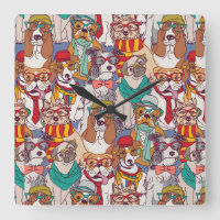 Cute Puppy Fashion Pattern